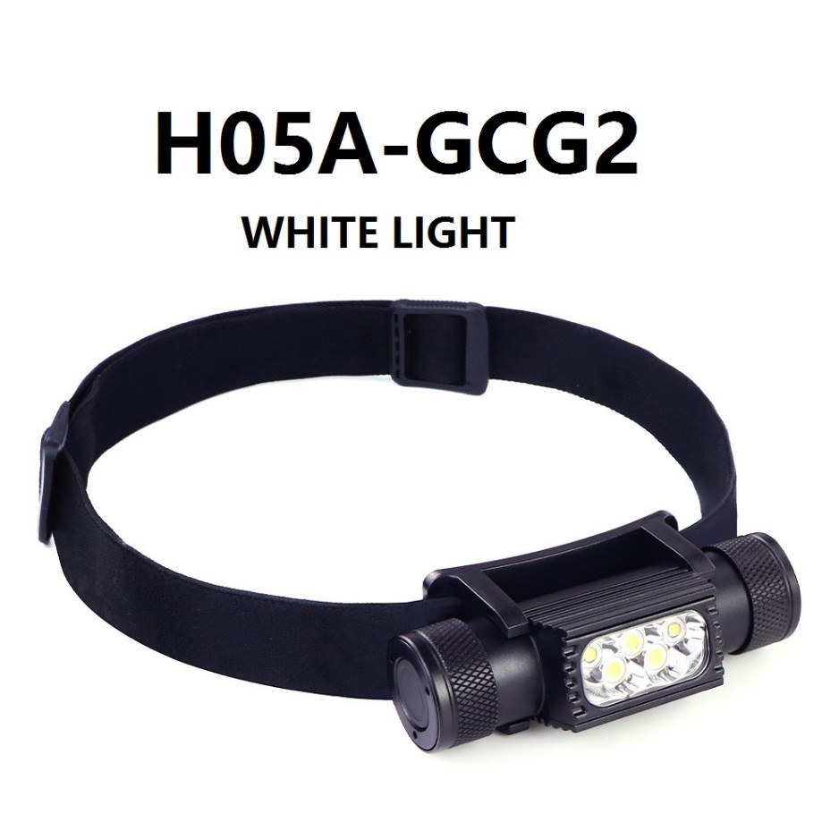 Đèn Pin Đội Đầu Wukkos H05A USB C 3 * XPG3 Và 2 Đèn LED Đỏ 18650 Chất Lượng Cao