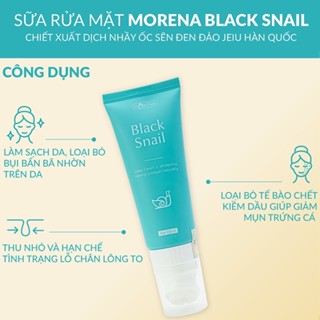 SỮA RỬA MẶT BLACK SNAIL Morena ( Huyền Phi )