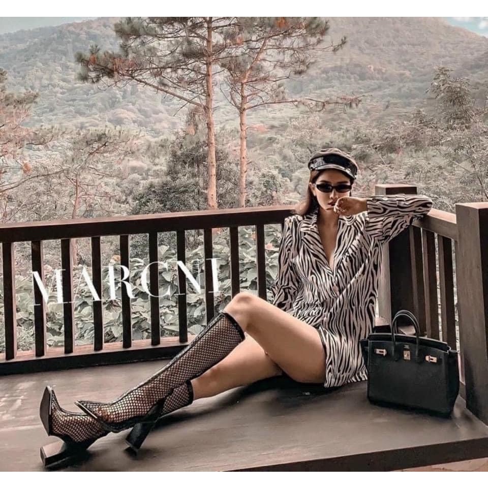 BỐT đùi nữ  lưới cao cấp mũi kim loại hàng hộp hoa đào Hàng Loại 1 Fullbox , em này đang hot hit 2022 , siêu sang chảnh