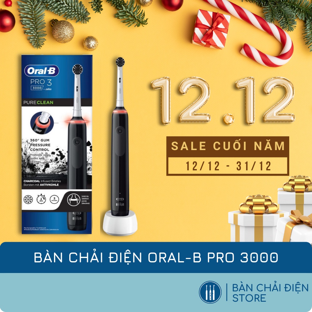 Bàn chải đánh răng điện Oral-B Pro 3000