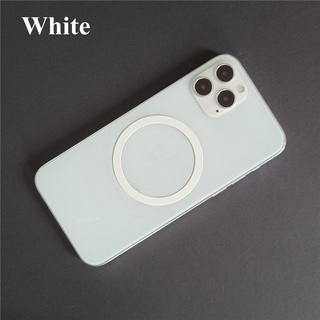 Set 2 Miếng Dán Sạc Điện Thoại Không Dây Mini Bằng Kim Loại Hít Nam Châm Cho iphone 14 13 Pro Max 12