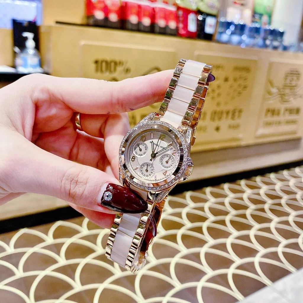 Đồng Hồ Nữ Michael Kors MK6175 Màu Rose Gold cực xinh size 32mm