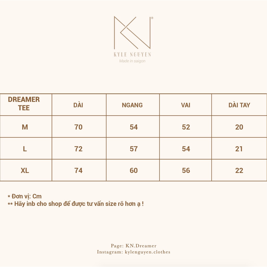 ÁO THUN COTTON OVERSIZE_ XANH RÊU & KEM _ DREAMER TEE’s KN