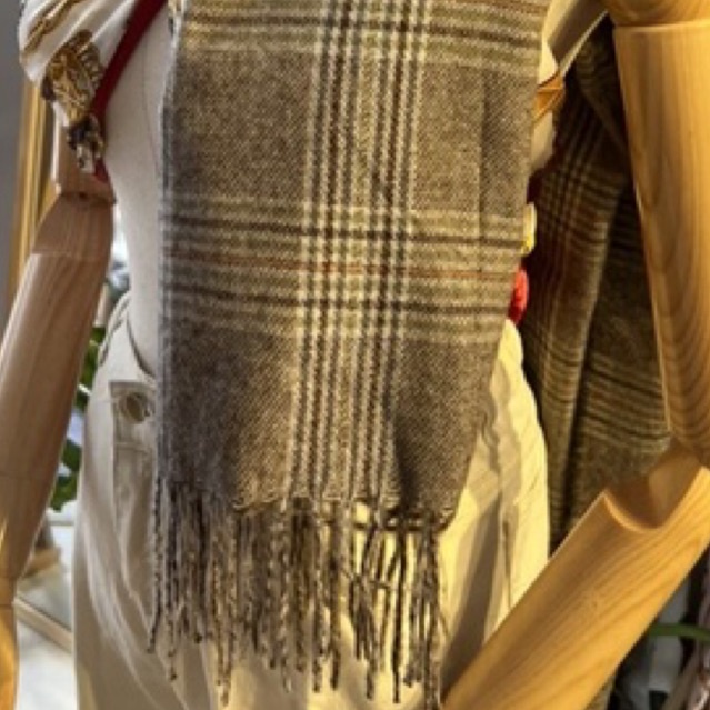 Khăn choàng cổ mùa đông kẻ caro Khăn choàng ấm áp Khanturban.vn