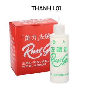 Chai tẩy rỉ sét trên vải quần áo > tẩy gỉ sét rust go > 1 chai