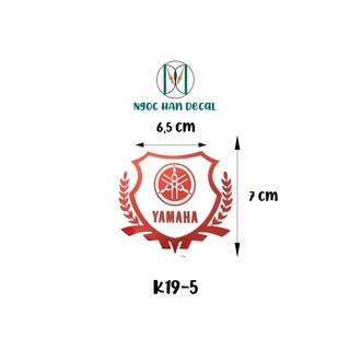 Tem Nổi Logo Yamaha Siêu Đẹp