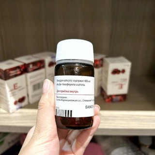 Vitamin E đỏ Mirrolla 30 viên Nga