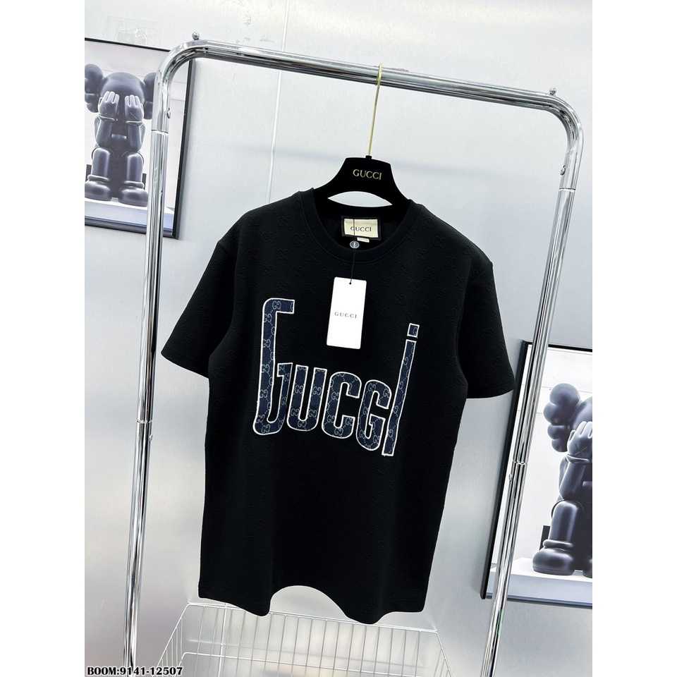 Áo Phông GC Nam Nữ Thêu Chữ Siêu Nét - Áo Phông GC Nam Nữ Dập Vân Nổi Cao Cấp