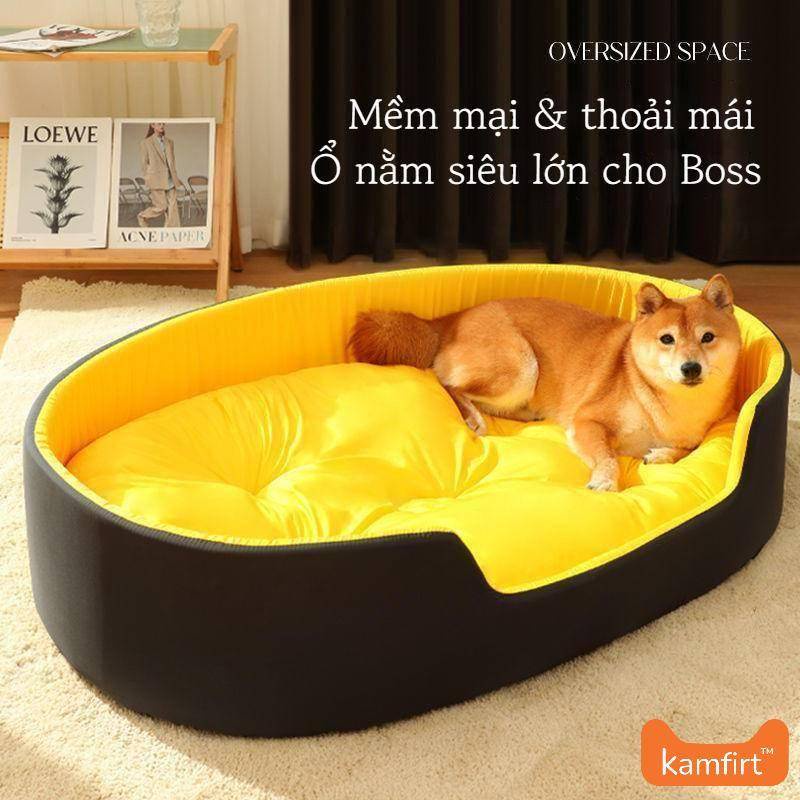 Giường ngủ Kamfirt thời trang bốn mùa có thể tháo rời cho thú cưng có nhiều kích cỡ
