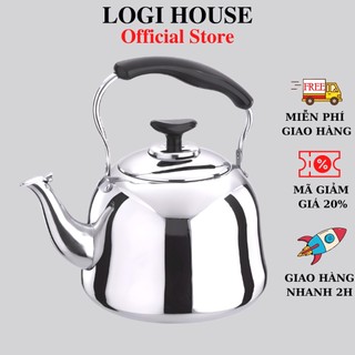[BAO DÀY] Ấm đun nước 2L inox cao cấp - Ấm đun dày dặn NẤU NƯỚC DÙNG ĐƯỢC BẾP TỪ