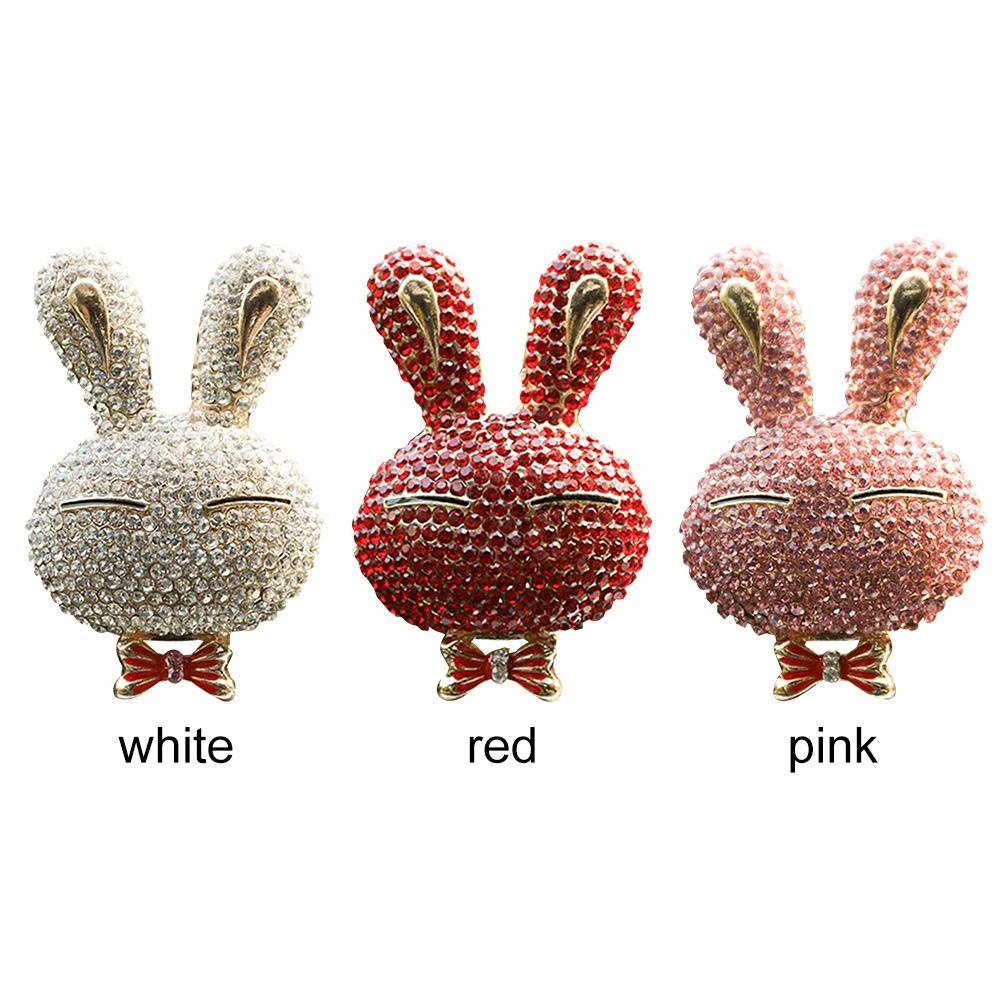 Btlimer Kẹp Khuếch Tán Hương Thơm Gắn Điều Hòa Xe Hơi Hình Thỏ Dễ Thương