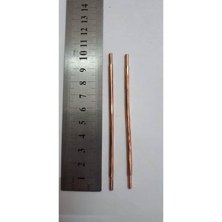 1 Đôi que đồng 3mm dài 10cm đồng đỏ chế kim Hàn cell pin