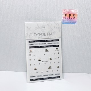 Sticker dán móng hình thương hiệu siêu hot