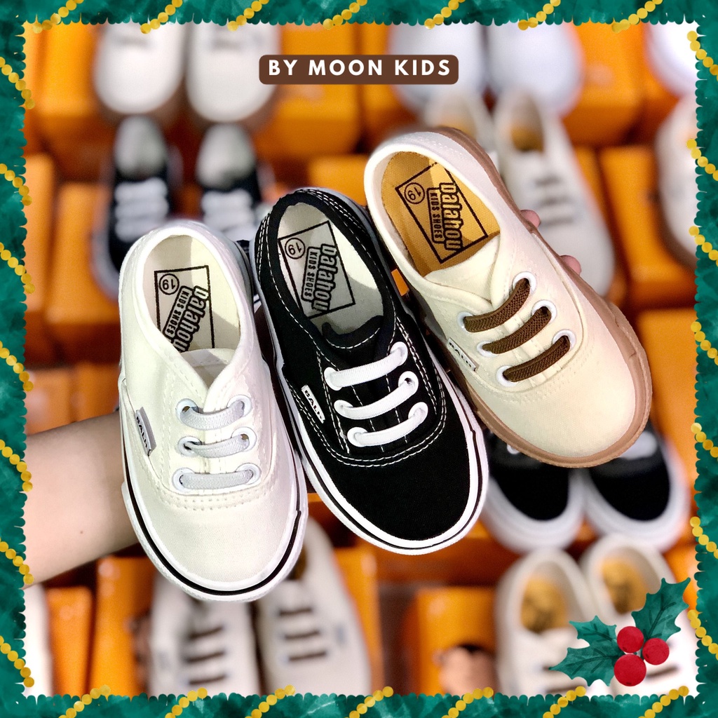 Giày thể thao vải canvas năng động cho bé trai, bé gái - Moon kids fahion