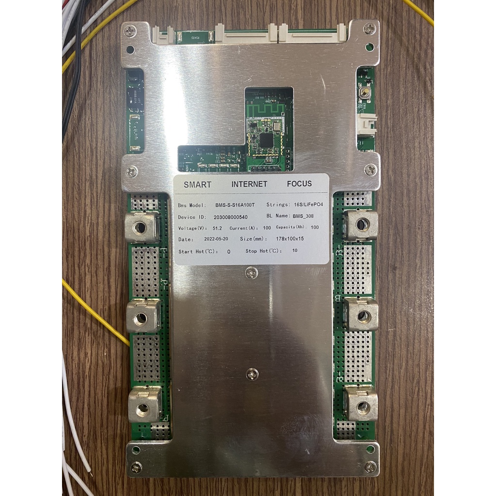 BMS 16S 100A cho Pin LifePO4 có bluetooth BMS-S-S16A100T