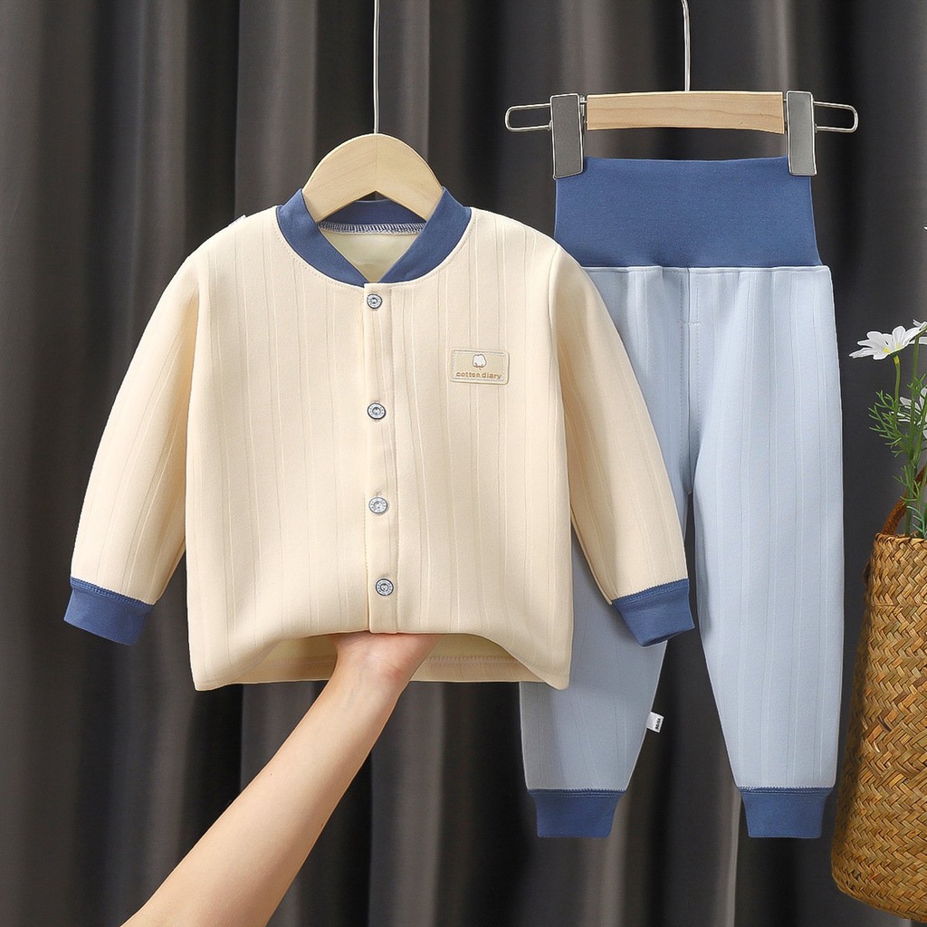 Bộ cạp cao trần bông cho bé xuất khẩu 2022