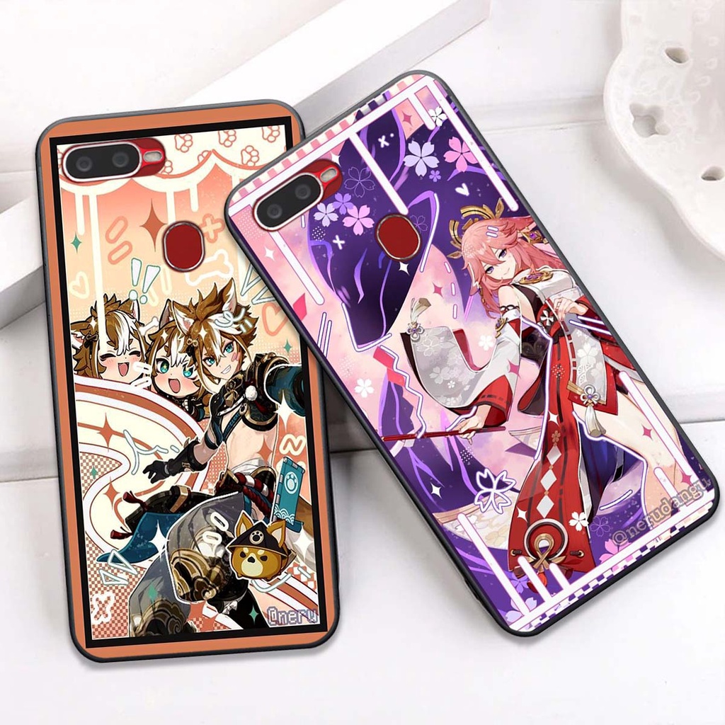Ốp Oppo A5s / A7 / F9 / A12 bộ hình anime siêu cute, siêu đáng yêu