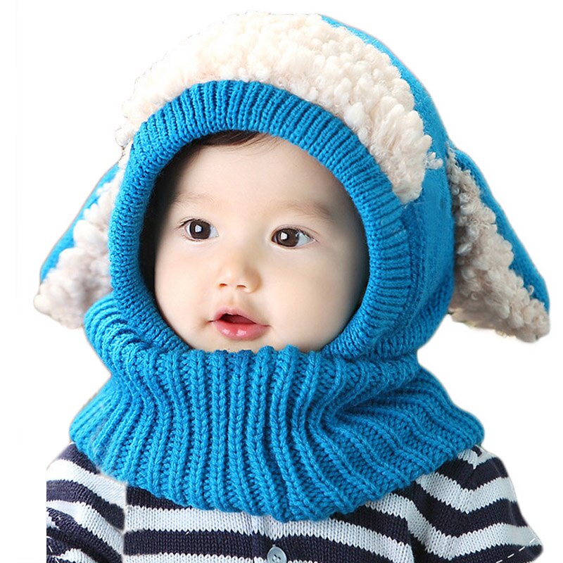Mũ beanie Trùm Tai Hình Tai Thỏ Dễ Thương Cho Bé 1-3 Tuổi