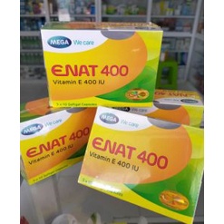 Viên uống Vitamin E ENAT 400IU Chống Lão Hóa, Rạn Da, Nám Sạm Da, Hỗ Trợ Chuẩn Bị Mang Thai