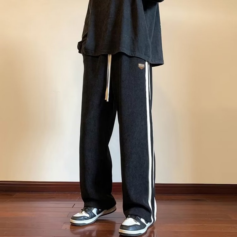 Quần Dài Lưng Thun Co Giãn Tốt Cỡ Lớn Kiểu hip-hop Đường Phố Cá Tính Cho Nam