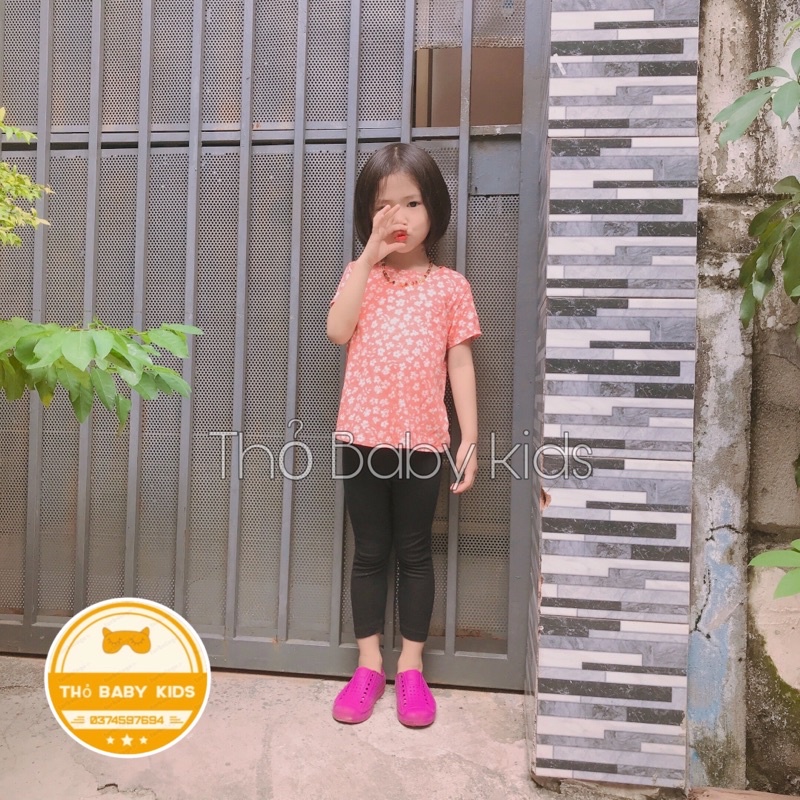 Áo cộc tay xuất dư bé gái old navy, áo thun ngắn tay thỏ baby kids