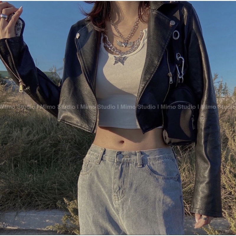 JACKET DA - CHÂN VÁY DA