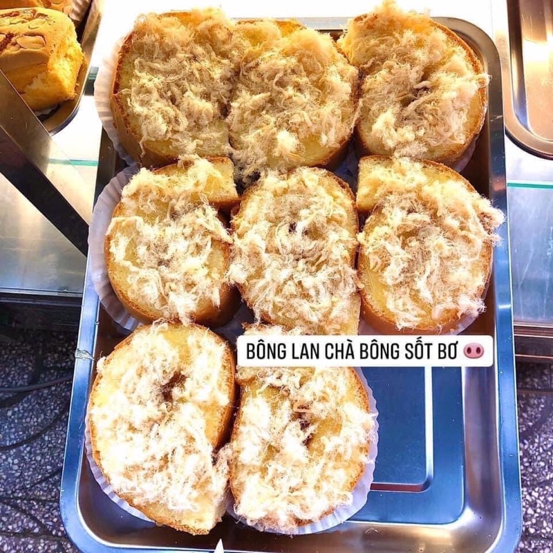 Bông Lan Chà Bông Sốt Bơ