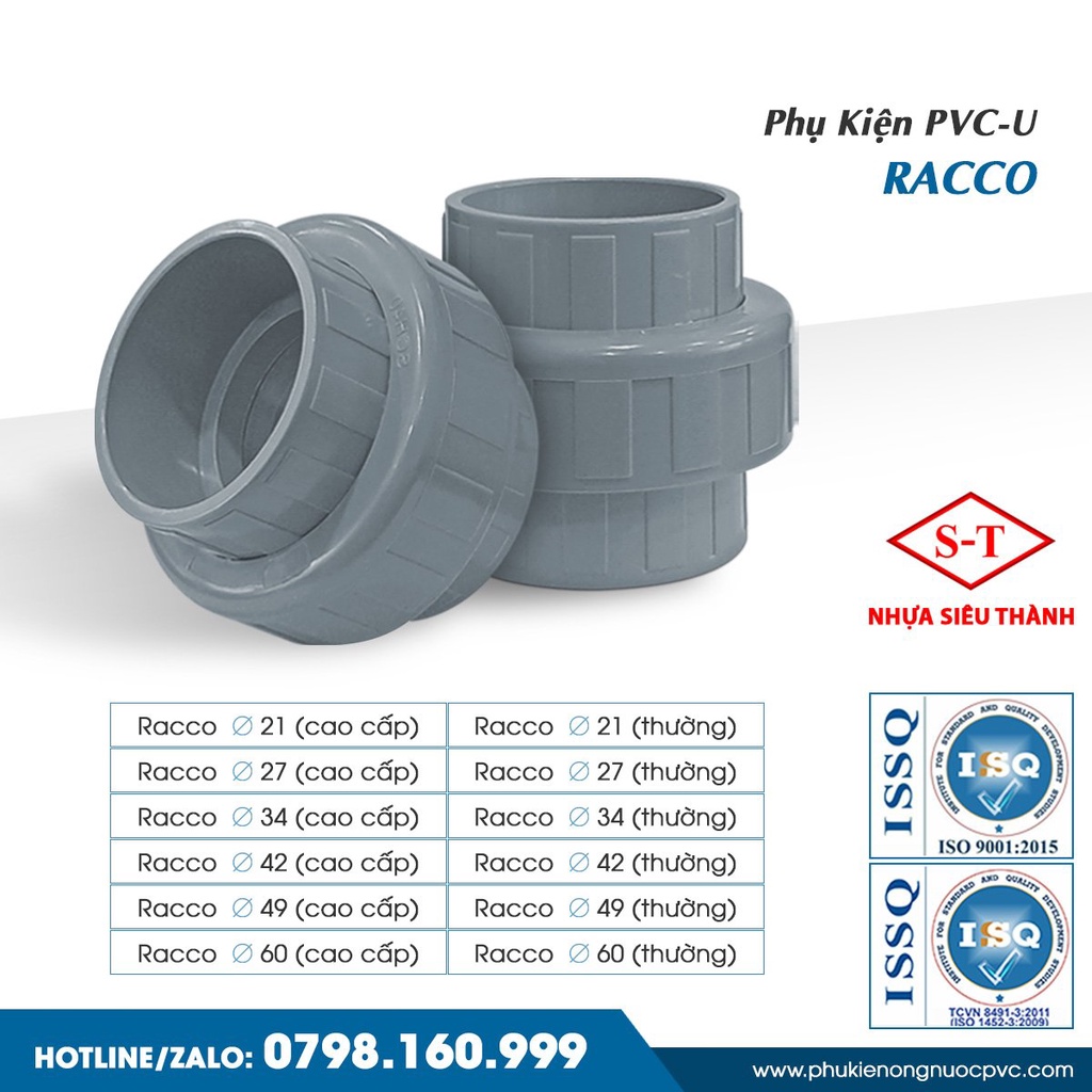 Rắc co, RACCO 27 nhựa PVC
