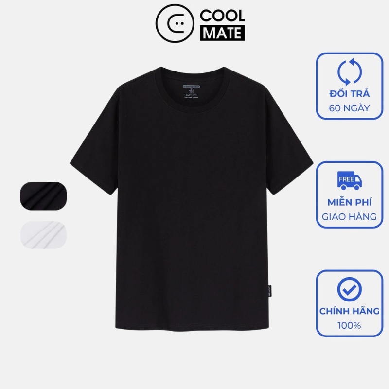 Áo thun nam Cotton Coolmate Basics 200gsm - Thương hiệu Coolmate