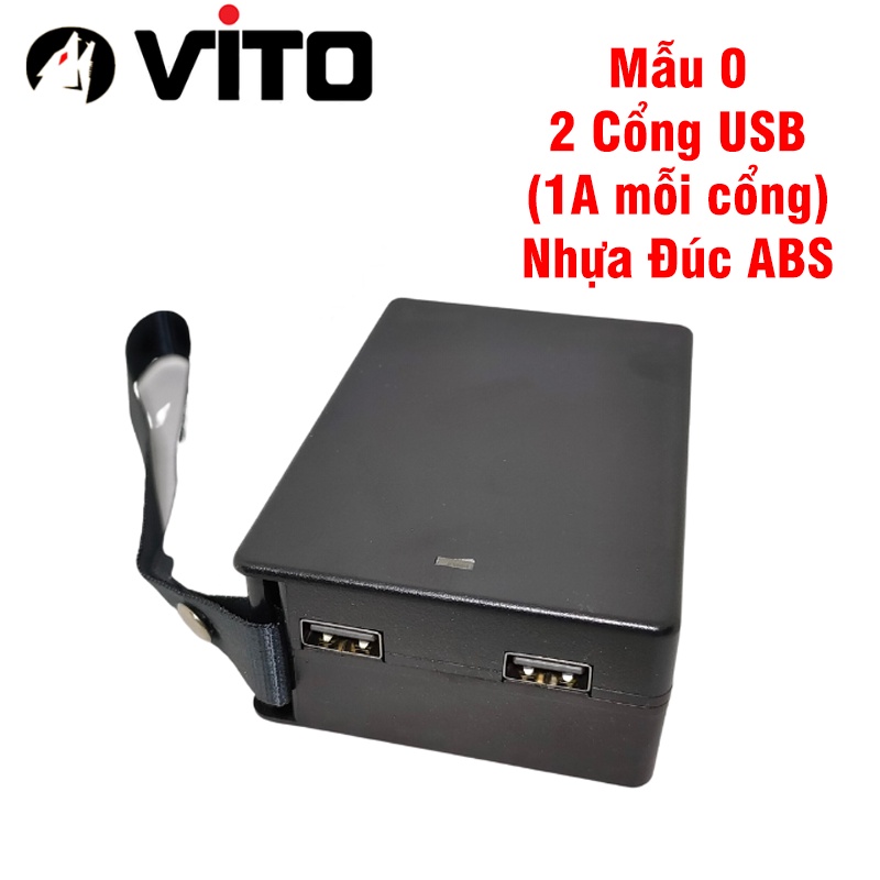 Đế Chuyển Pin Chân MAKITA VITO 5S 21V Sang USB 5V Sạc Điện Thoại
