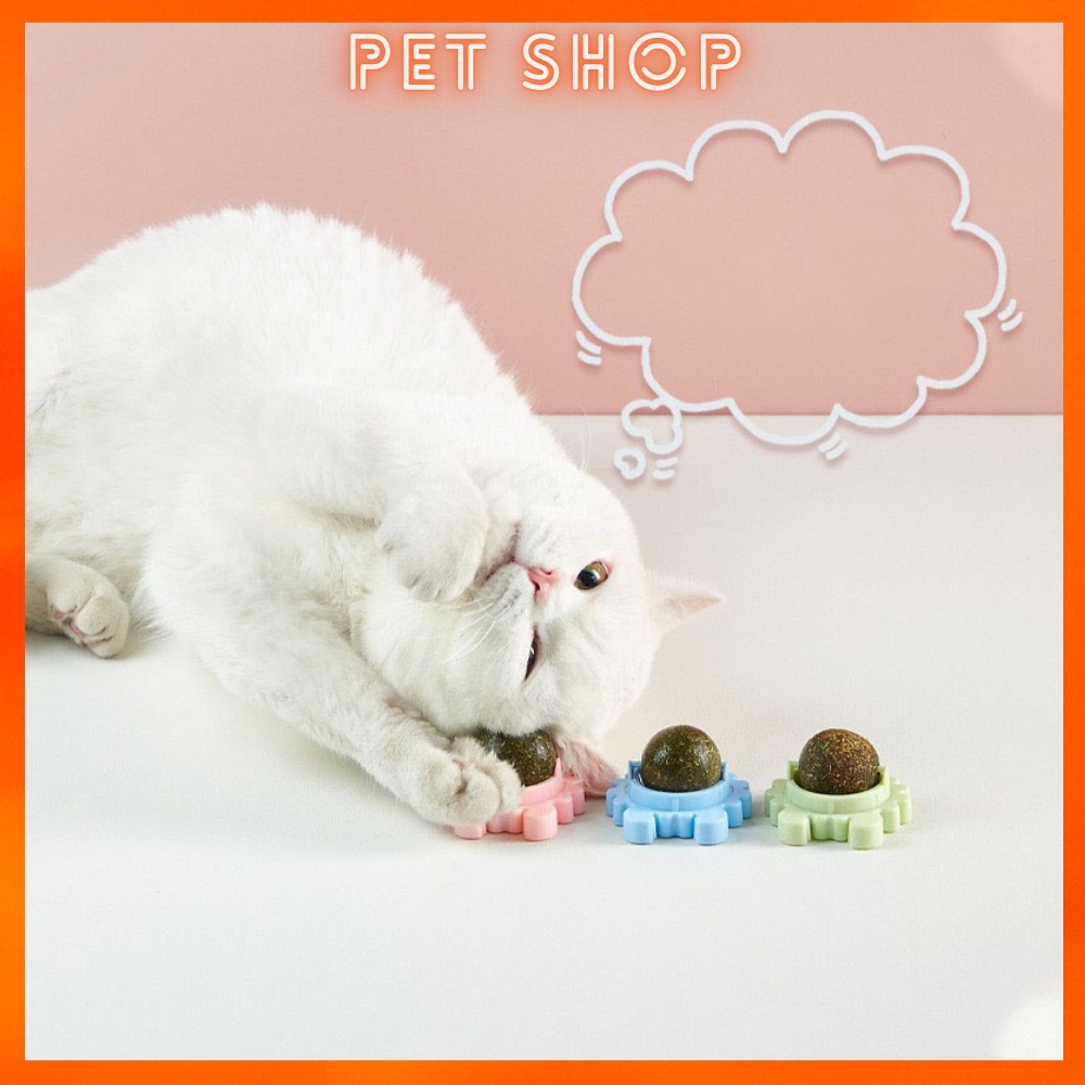 Viên Cỏ Bạc Hà Cho Mèo, Catnip Gắn Tường Giảm Stress, Hỗ Trợ Tiêu Hóa, Tiêu Búi Lông, Cân Bằng Dinh Dưỡng Cho Mèo