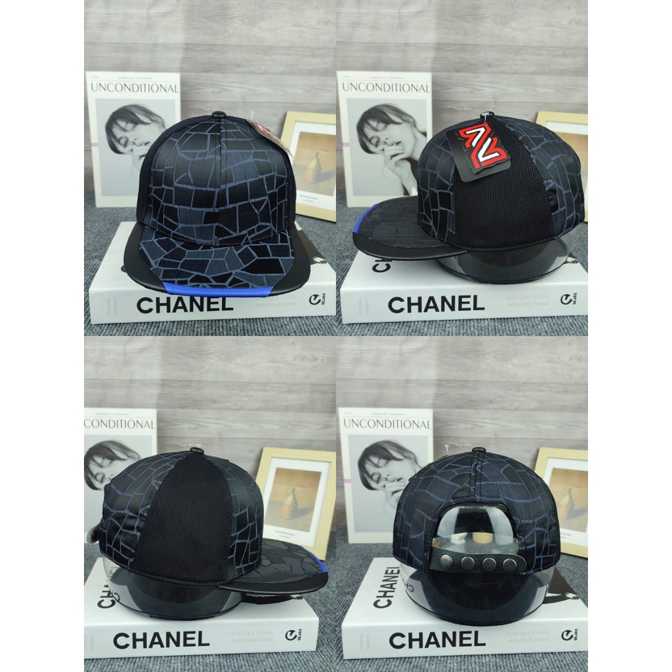 Mũ snapback hoa văn - Nón kết lưỡi trai hiphop nam nữ