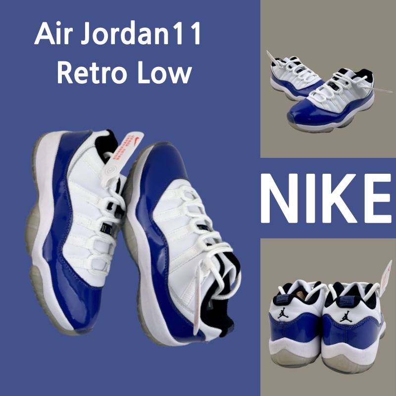 （Sản phẩm chính hãng)Giày thể thao nam nữ giày Nike Air Jordan 11 Retro Low