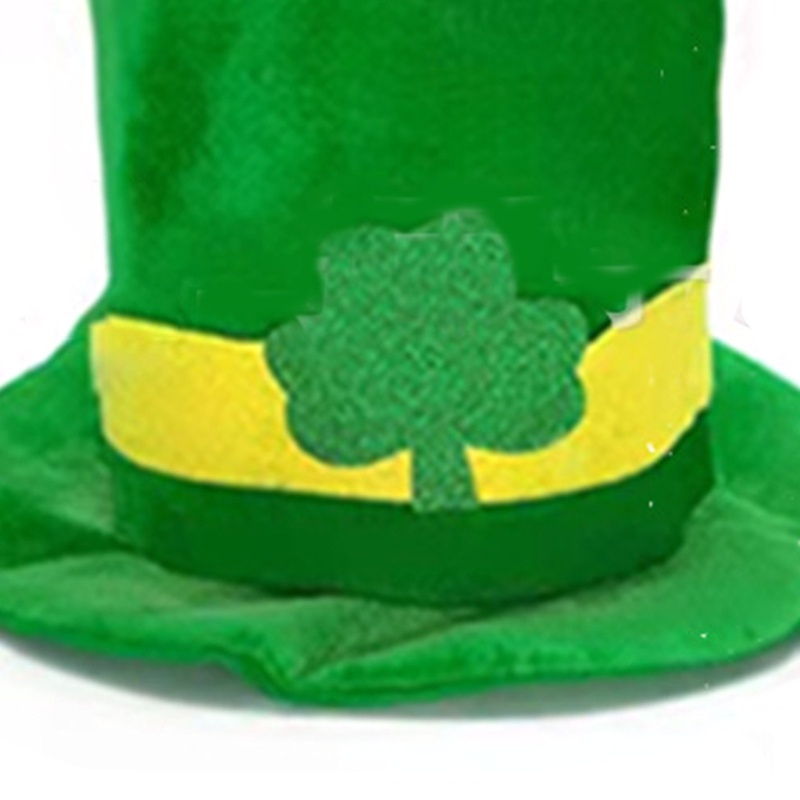 Youyo Saint Patrick Nón Đội Ban Ngày Thánh Patrick Cà Vạt Kính Râm Phong Cách Ai-Len Leprechaun Màu Xanh Lá Cây Leprechaun