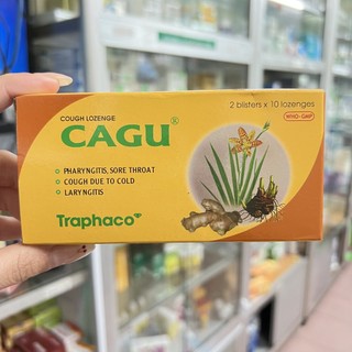 Viên ngậm ho Cagu hộp 2 vỉ ×10 viên
