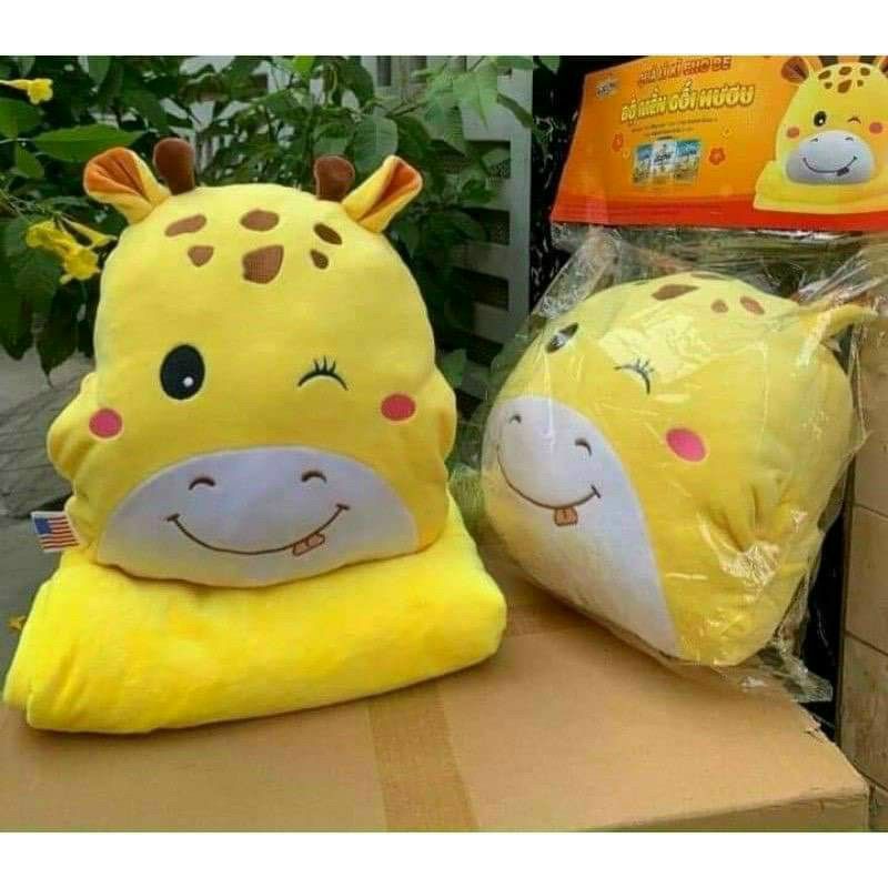 3 in 1. Bộ mền + gối + ủ ấm tay cho bé