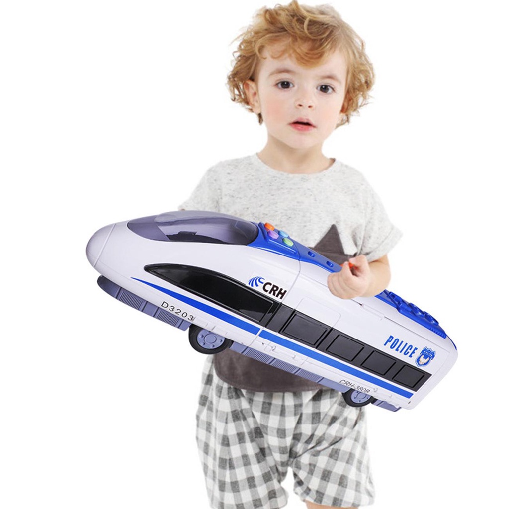 1 Bộ Đồ Chơi Đường Ray Xe Lửa Chạy Bằng Điện Tốc Độ Cao Thú Vị Cho Bé