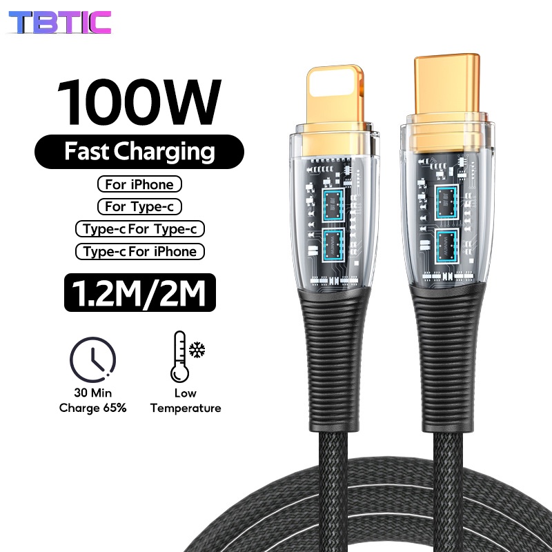 Cáp sạc nhanh TBTIC thích hợp cho iPhone 14 13 12 11Pro XsMax 8 7 6 6SPlus X XR SE 5S 5C Air Mini 12.9 11 10.9 10.2