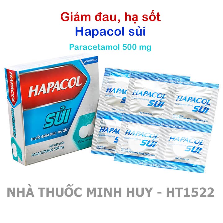 Hapacol sủi 500mg hạ sốt