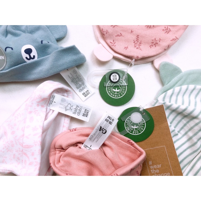 Mũ cotton 100% mềm mịn an toàn