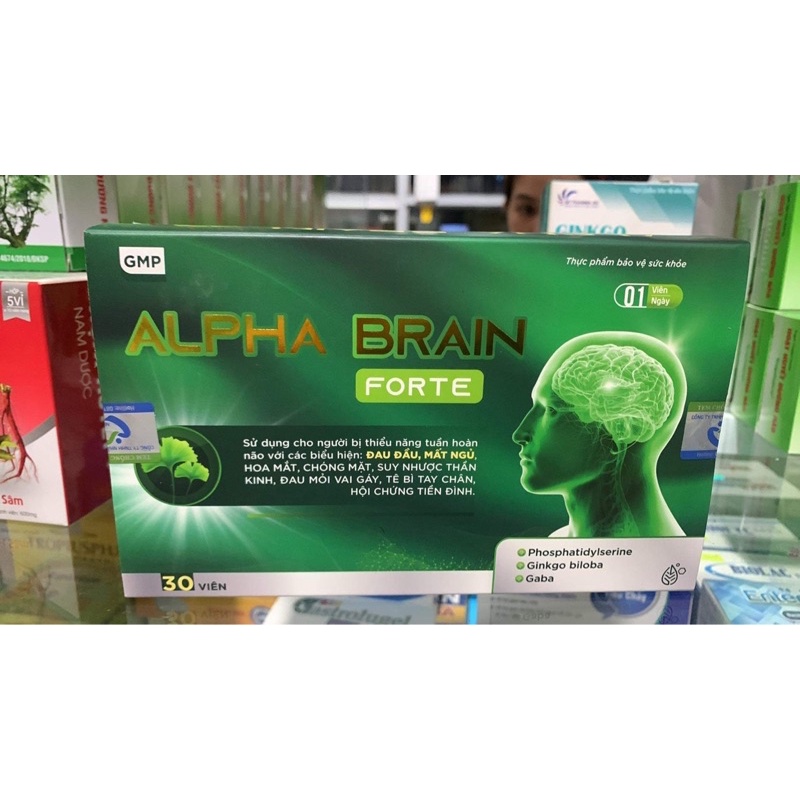 ciên uống bổ não Alpha Brain forte