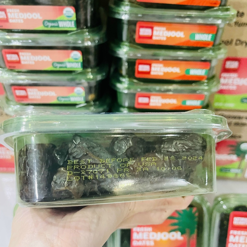 Chà là khô Mỹ organic Natural Delights  Date 2024