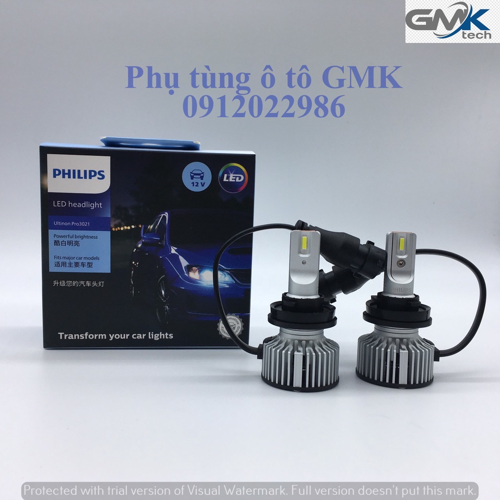 [SL: 1 bóng; BH: 1 năm] Bóng đèn pha chân H8/H11/H16 LED Philips