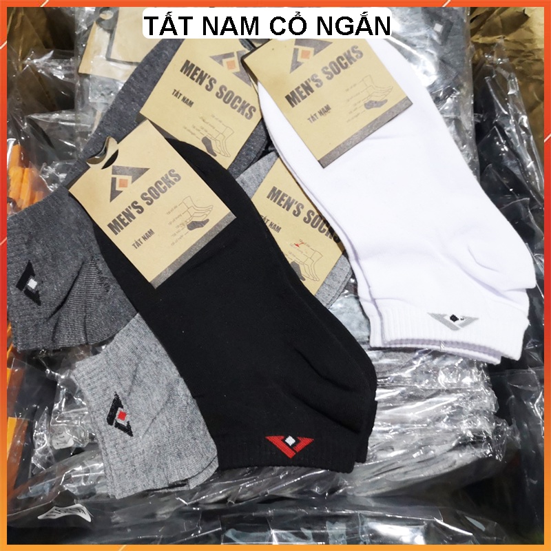 Tất/Vớ Cổ Ngắn Nam Nữ Bền Đẹp Hàng Việt Nam Dày Thấm Hút Thoáng Mát Khử Mùi