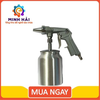 Súng phun cát, dụng cụ phun cát khí nén đài loan dạng bình ps1 - đồ nghề minh hải