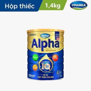 [Date 5.2025] Sữa bột Dielac Alpha Gold 4 - lon 1.4kg (cho trẻ từ 2- 6 tuổi)
