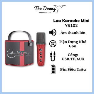 Loa karaoke bluetooth mini ys 102, 111 kèm 1 micro không dây siêu hay - thu dương