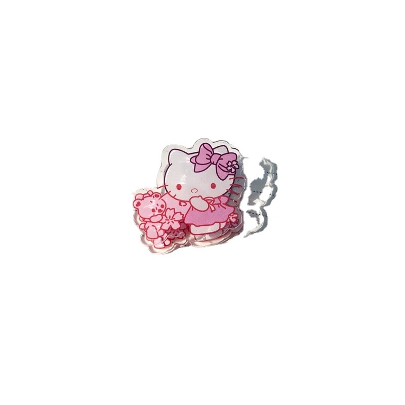 SANRIO Kẹp Tài Liệu Trong Suốt Hình Cinnamoroll Hello Kitty Cún Pudding Đáng Yêu