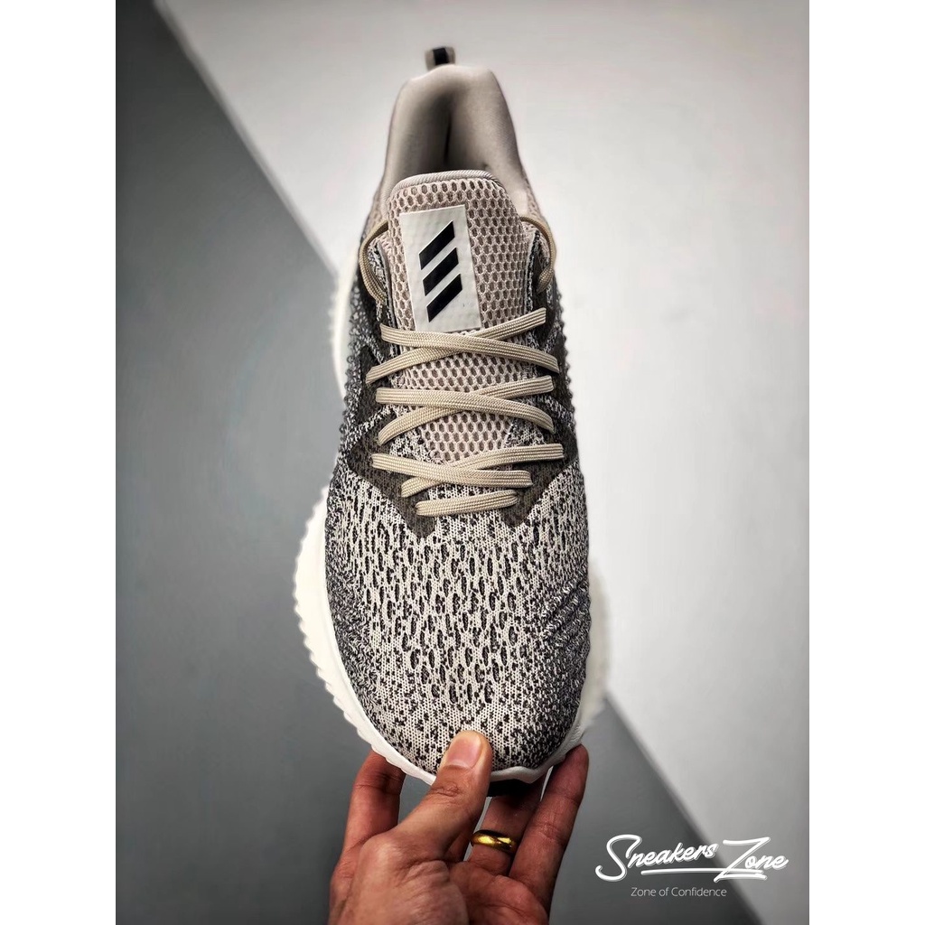 Giày thể thao sneaker nam nữ Alphabounce Beyond 2018 Grey black Xám muối tiêu