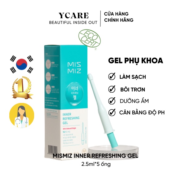 MISMIZ Gel làm sạch sâu và cân bằng pH vùng kín Inner Refreshing Gel 2.2ml